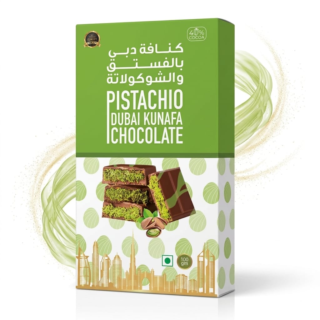 Pistachio Chocolate Kunafa (100g)