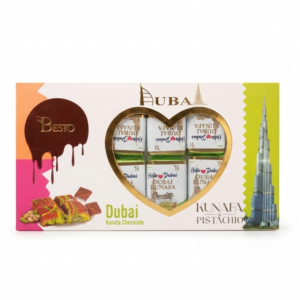 Besto Kunafa & Pistachio Dubai Chocolate (220gm)
