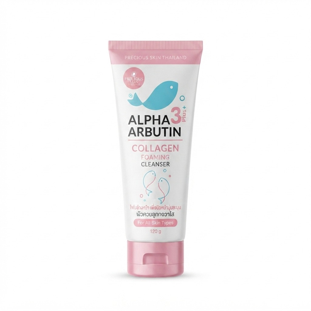 Alpha Arbutin 3 Plus+ Collagen Foaming Cleanser