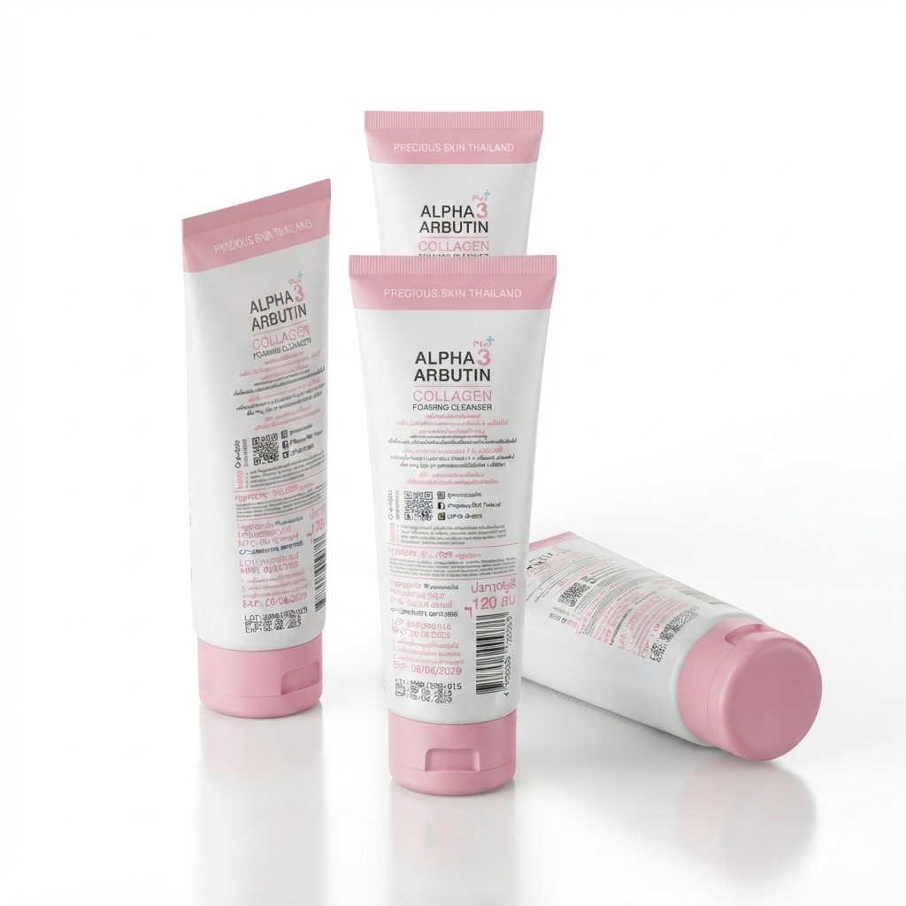Alpha Arbutin 3 Plus+ Collagen Foaming Cleanser
