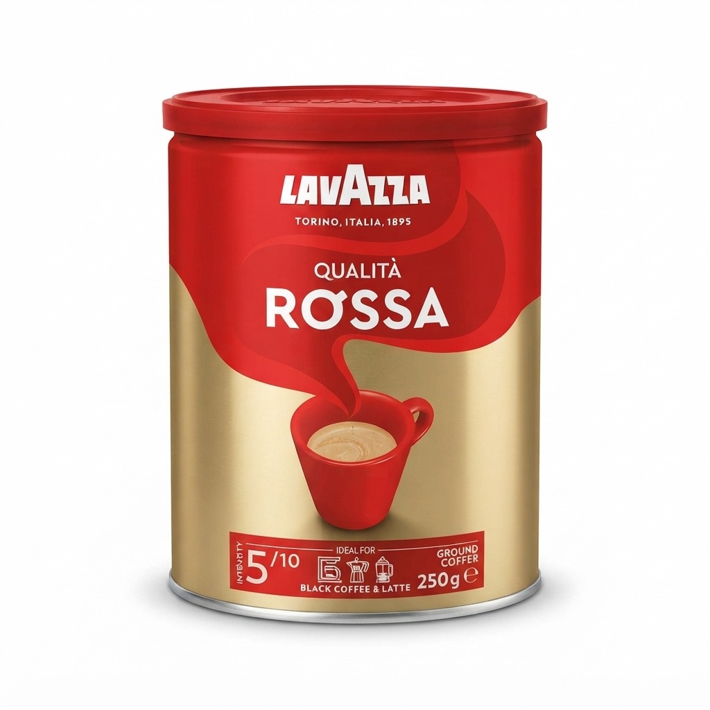 Lavazza Qualità Rossa Ground Coffee 250g Tin