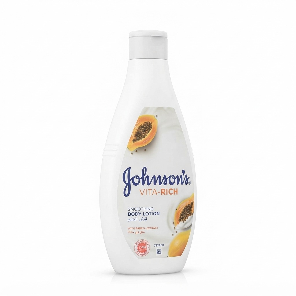 Johnson's Vita-Rich Smoothing Body Lotion with Papaya Extract (400ml)